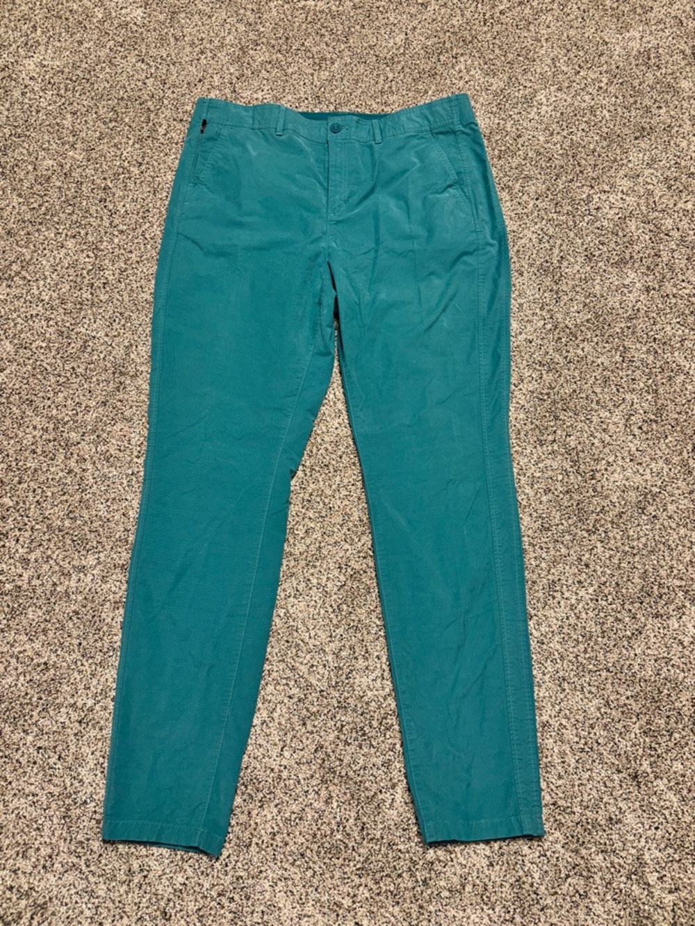 Eddie Bauer NWOT Teal Slim Stretch Chinos Women’s 14 Casual Spring Summer Style